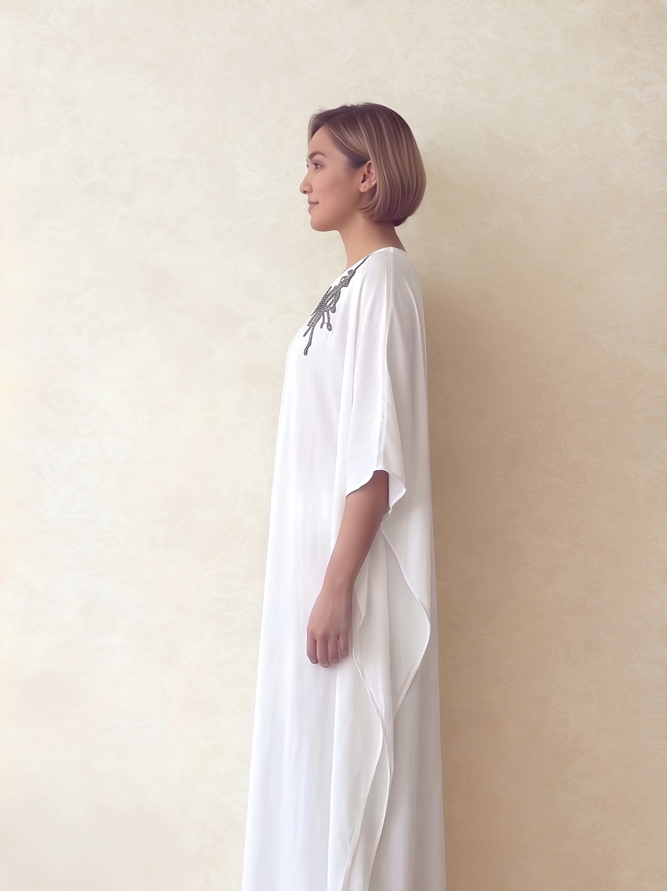 Alabaster Breeze Kaftan
