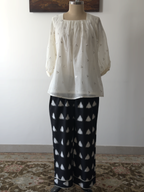 Ivory Pure Chanderi Silk Top