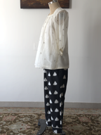 Ivory Pure Chanderi Silk Top