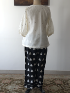 Ivory Pure Chanderi Silk Top