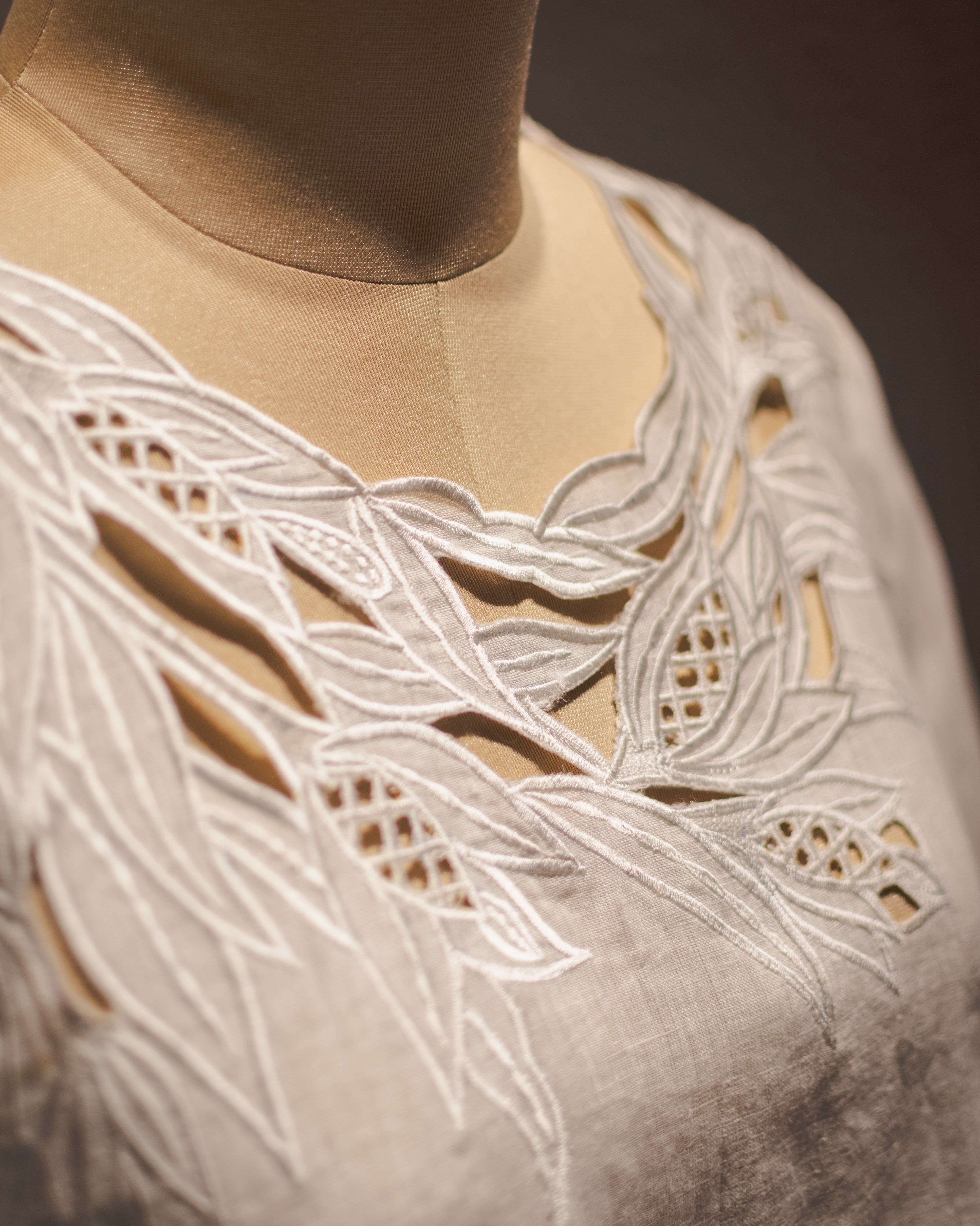 Cloud Leaf Pure Linen Top