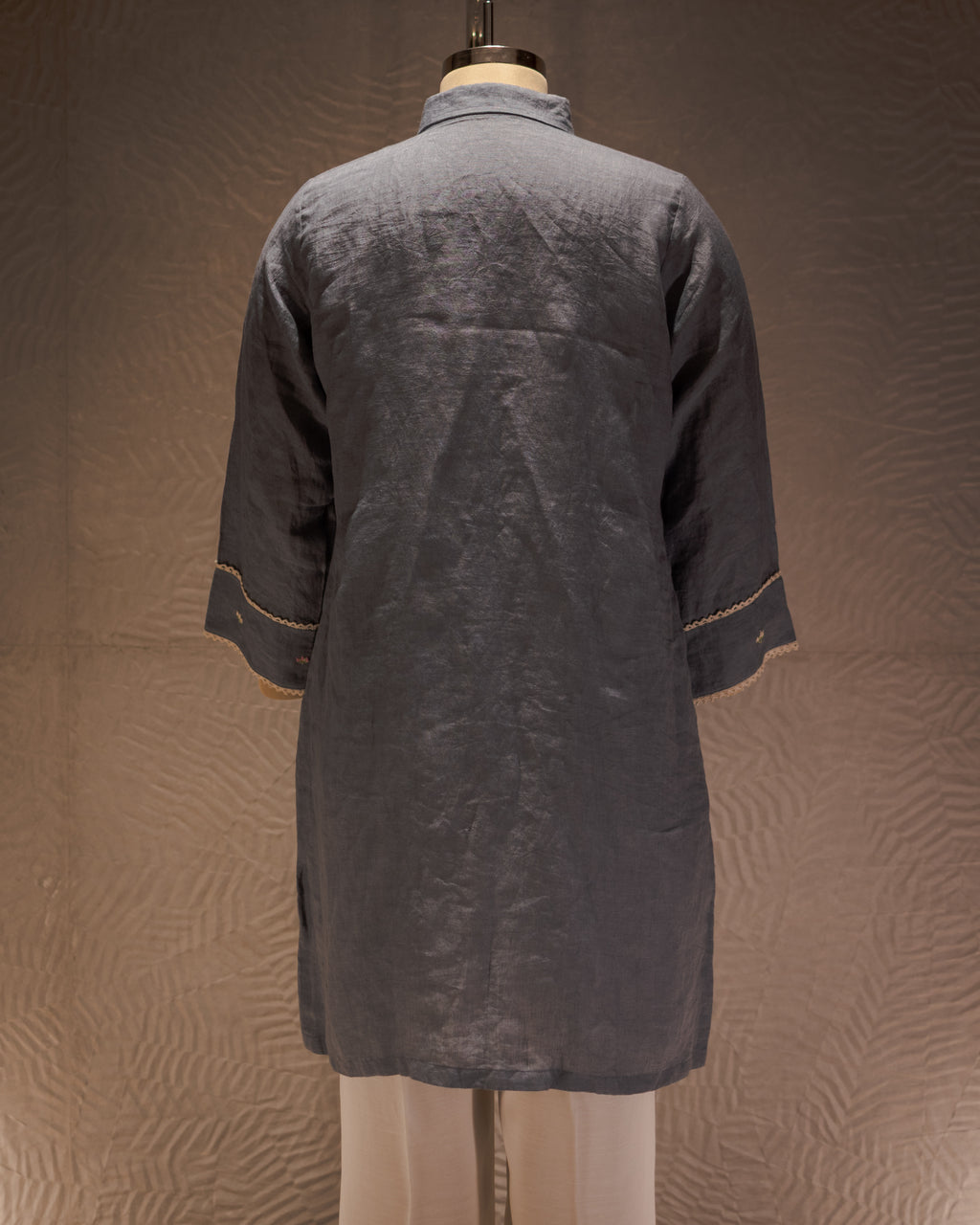 Slate Bloom Shirt Dress
