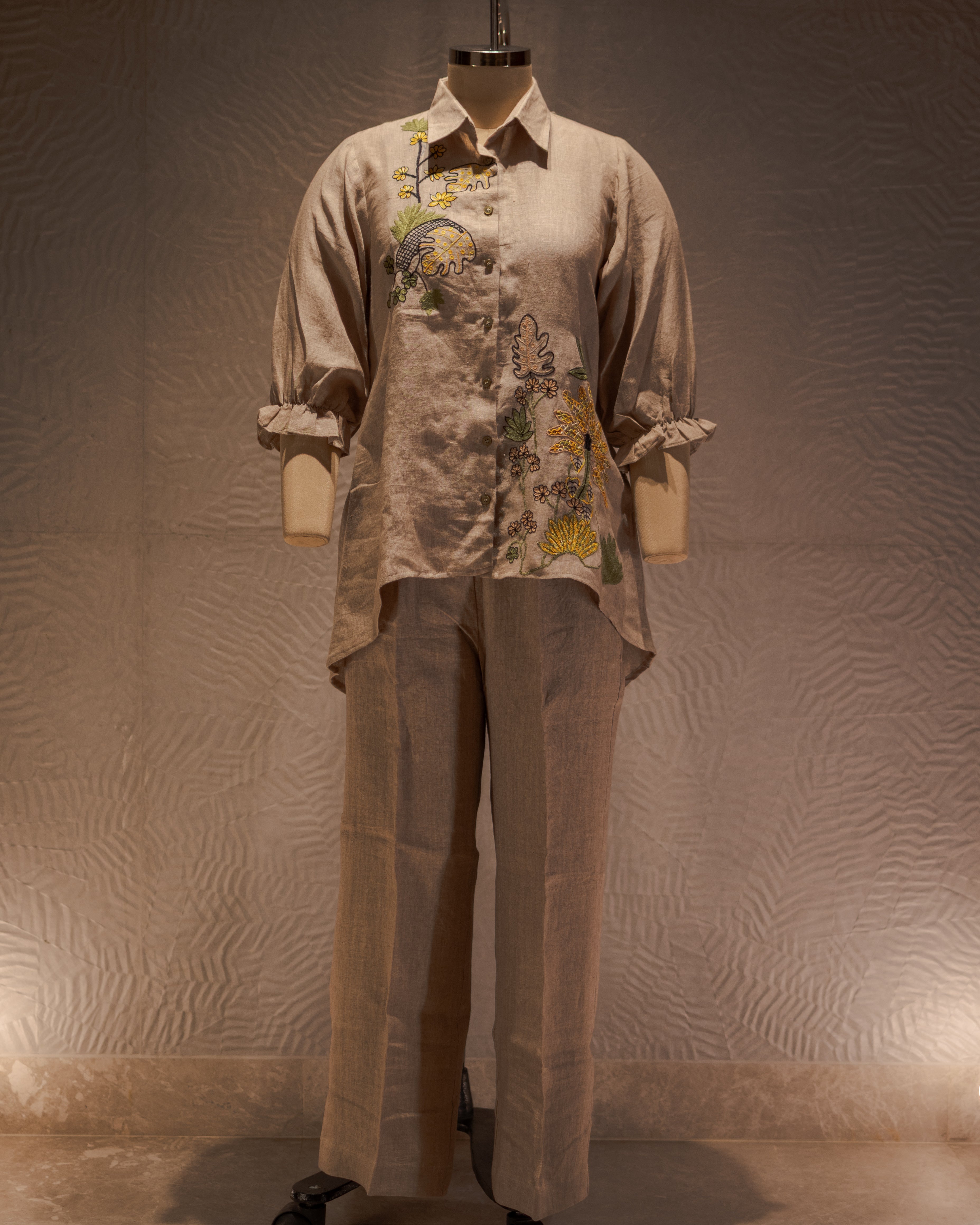 Meadow Script Linen Co-ord Set
