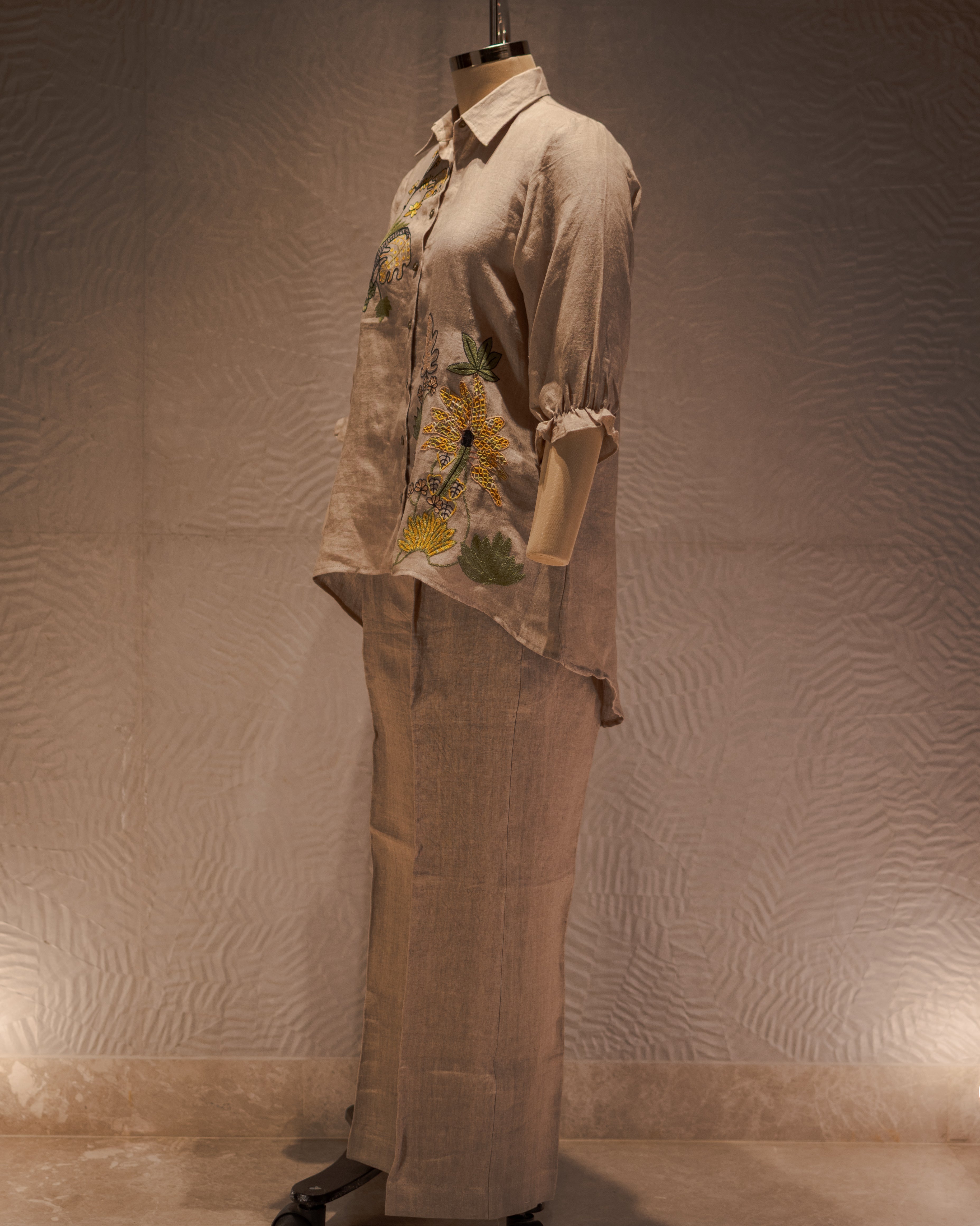 Meadow Script Linen Co-ord Set