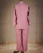 Rose Broderie Pure Linen Co-ord Set