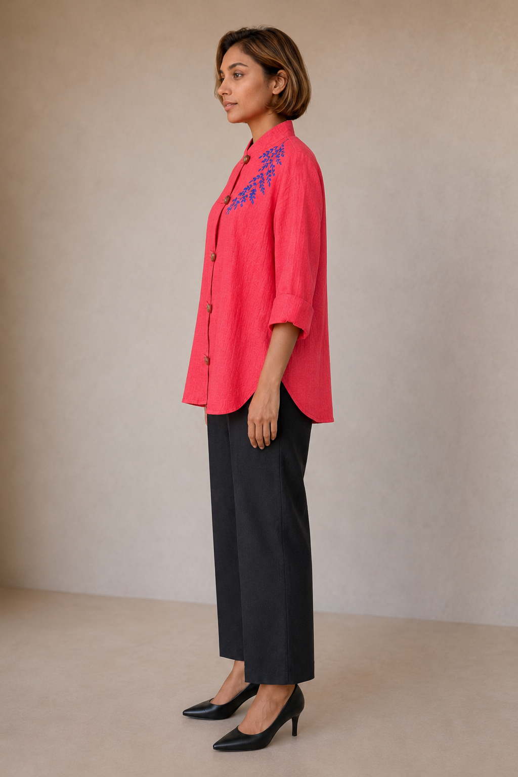 The Mandarin Vine Shirt - View 1