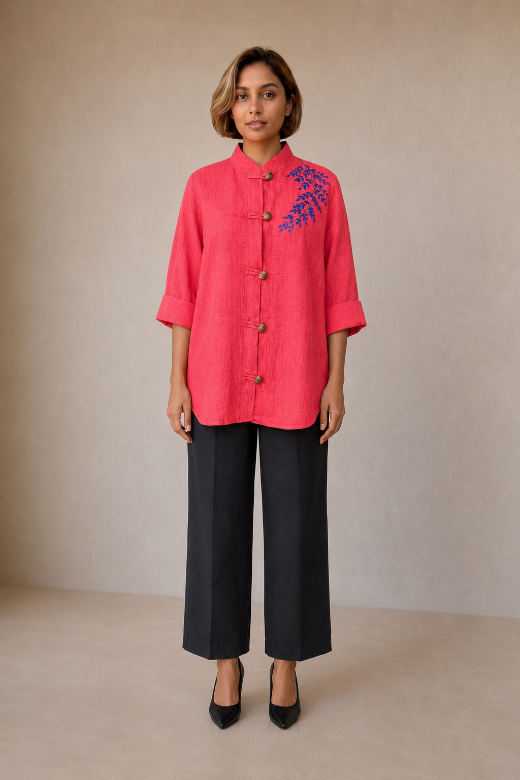 The Mandarin Vine Shirt - View 2