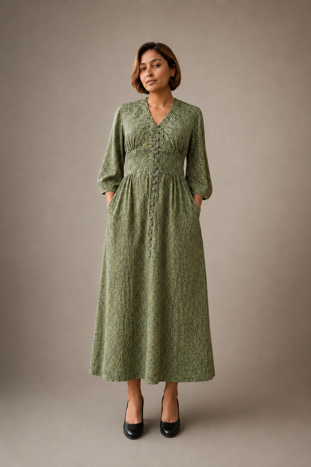 Olive Grove Dress - View 1